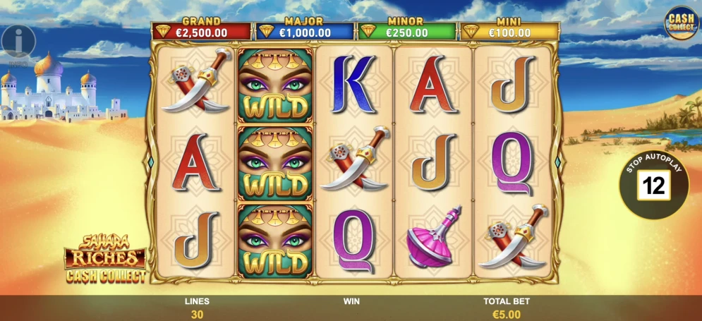Sahara Riches Cash Collect Slot