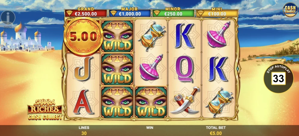 Sahara Riches Cash Collect