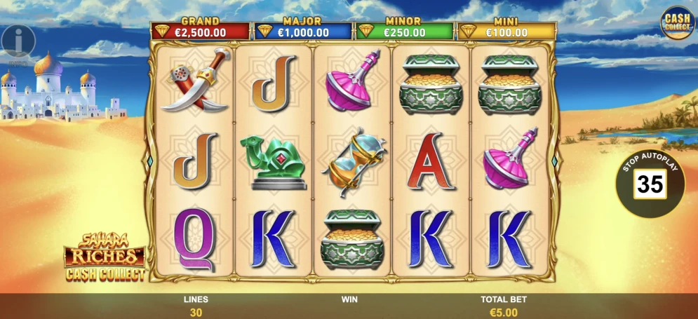 Sahara Riches Cash Collect