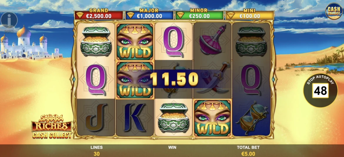 Sahara Riches Cash Collect
